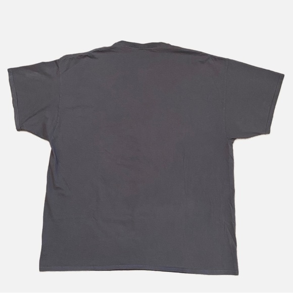 Dragon T-shirt Gray Azure Dragons Lightning Castle Size Men's 3XL - Picture 3 of 5